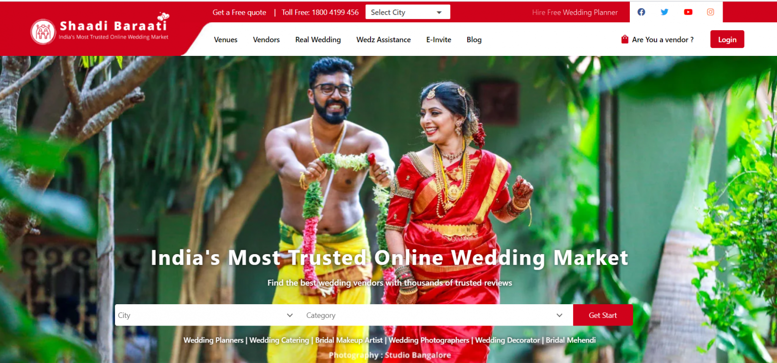 Bringing couples and Wedding Expert together Shaadi Baraati
